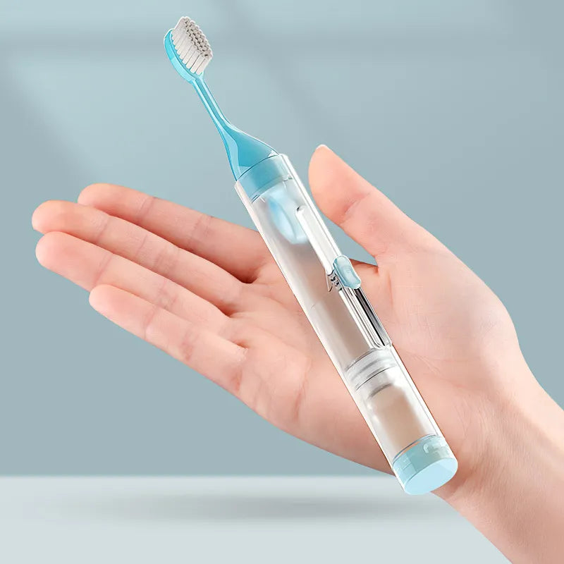 Foldable Travel Brush Toothpaste Holder Set