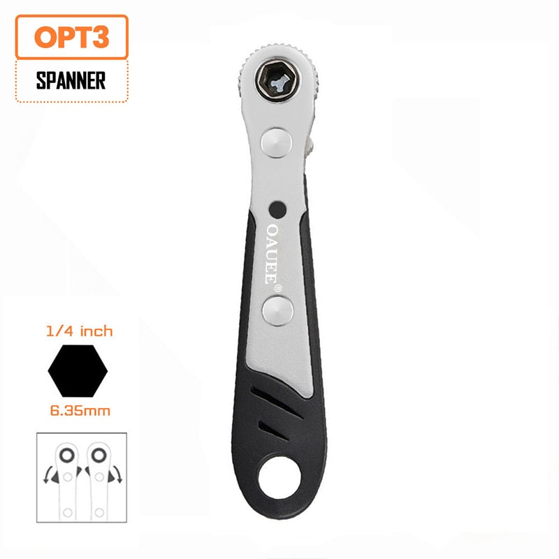 Mini Quick Hexagon Ratchet Wrench Tool