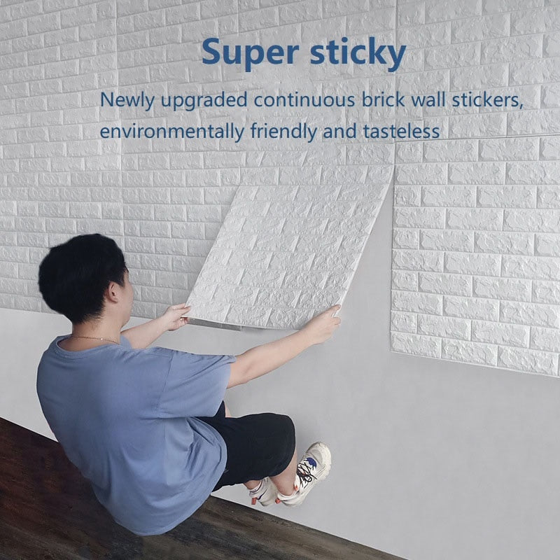 3D Self-Adhesive Soft Brick Wall Stickers - UTILITY5STORE