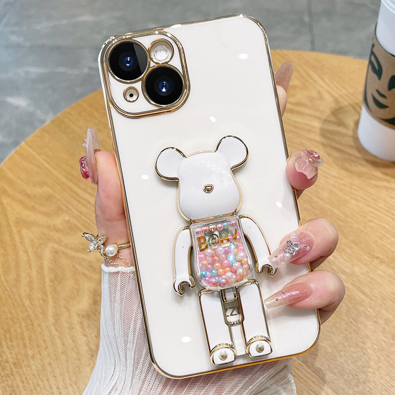 Bear Lover Colorful 3D Doll Phone Case