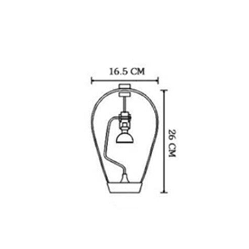 External Magnet Adjustable Minimalist Lamp