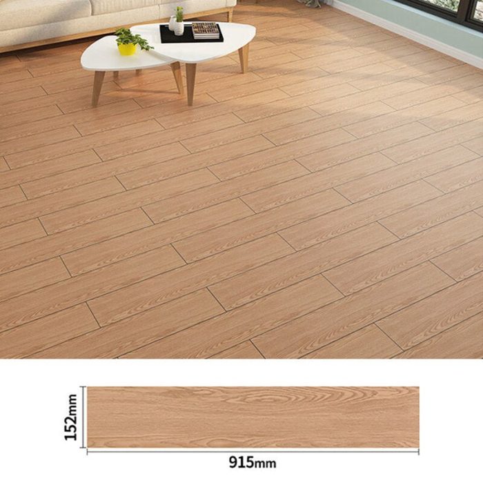 Modern Wood Grain PVC Self-Adhesive Floor Sticker