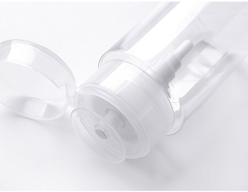 Transparent  Refillable Cosmetic Storage Travel Bottle