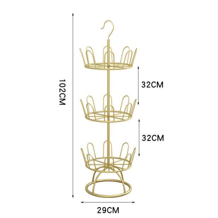 Circular Space Saving Shoe Rack Organizer