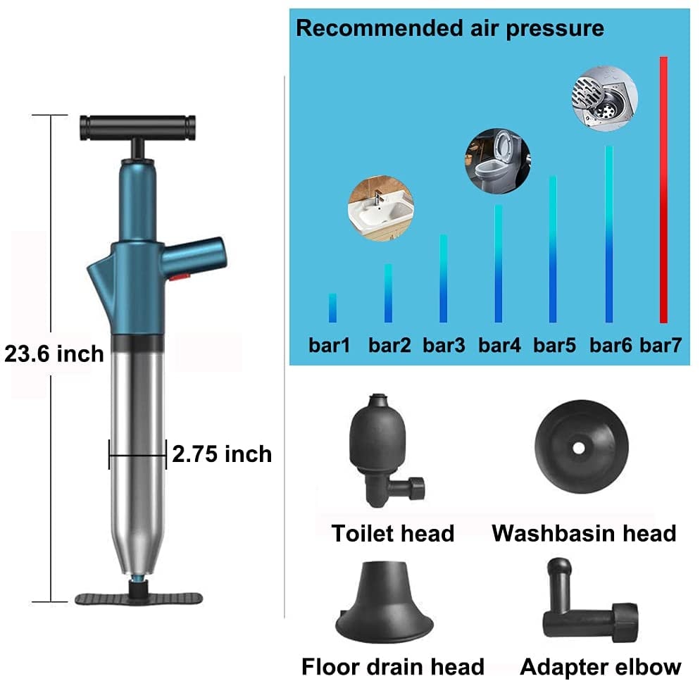 Ultra Burst High-Pressure Drain Unblocker