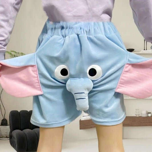 Funny Elephant Loose Cute Shorts