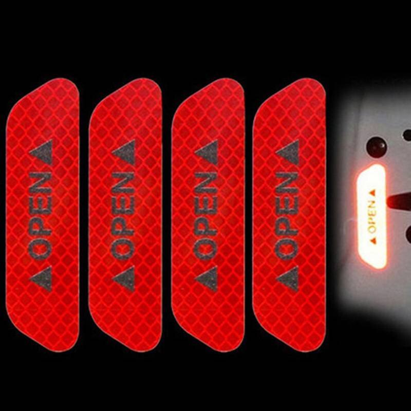 4PCS City Light Reflective Alert Stickers