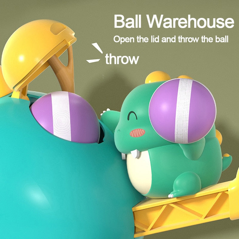 Cute Dinosaur Sticky Ball Dart Toy Set
