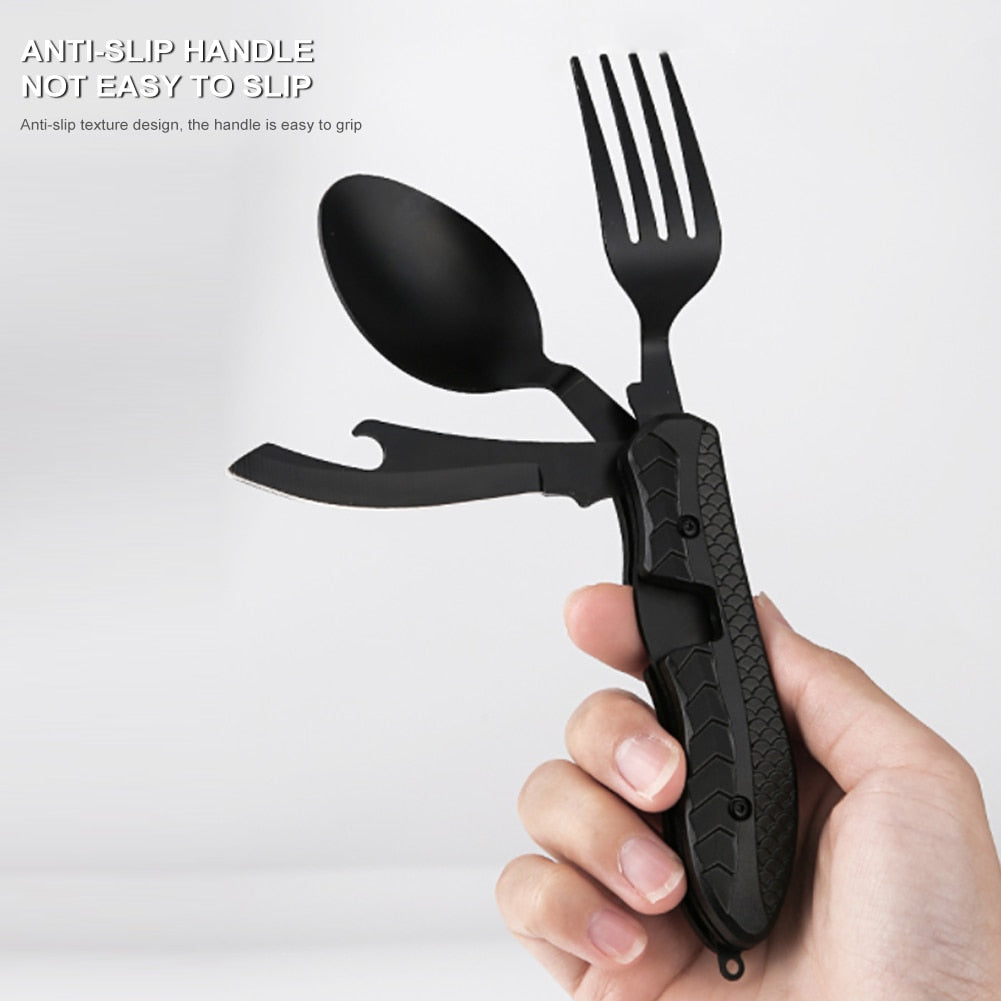 4in1 Easy Cary Travel Cutlery Tool - UTILITY5STORE