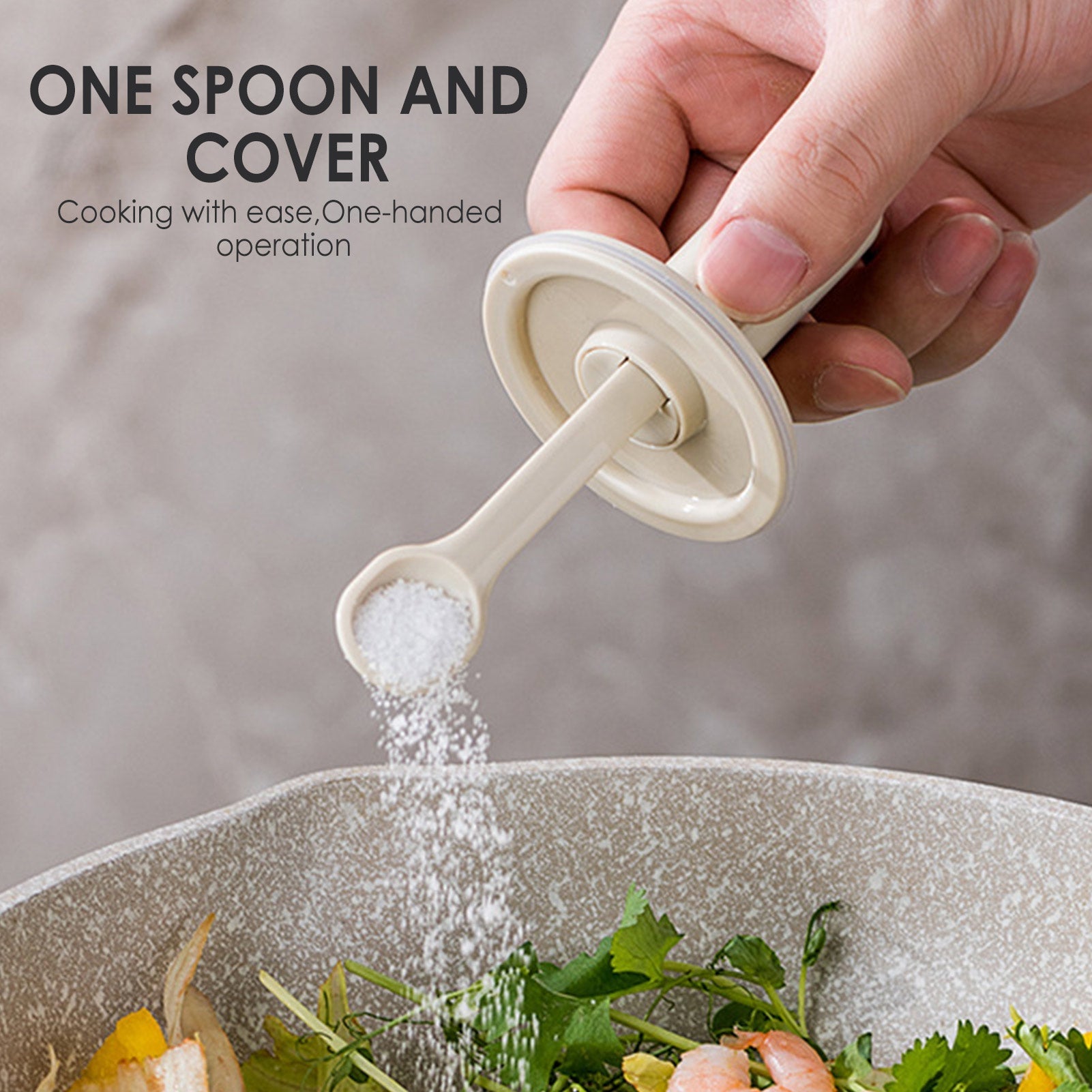 Creative Mini Seasoning Jar with Spoon - UTILITY5STORE