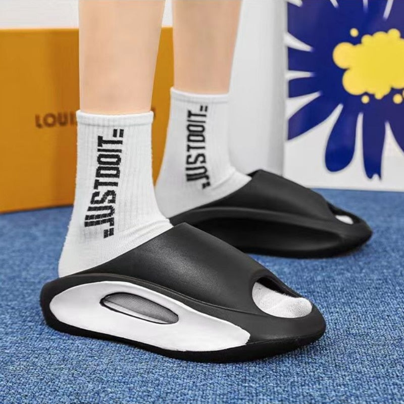 Hollow Out Futuristic Beach Slippers