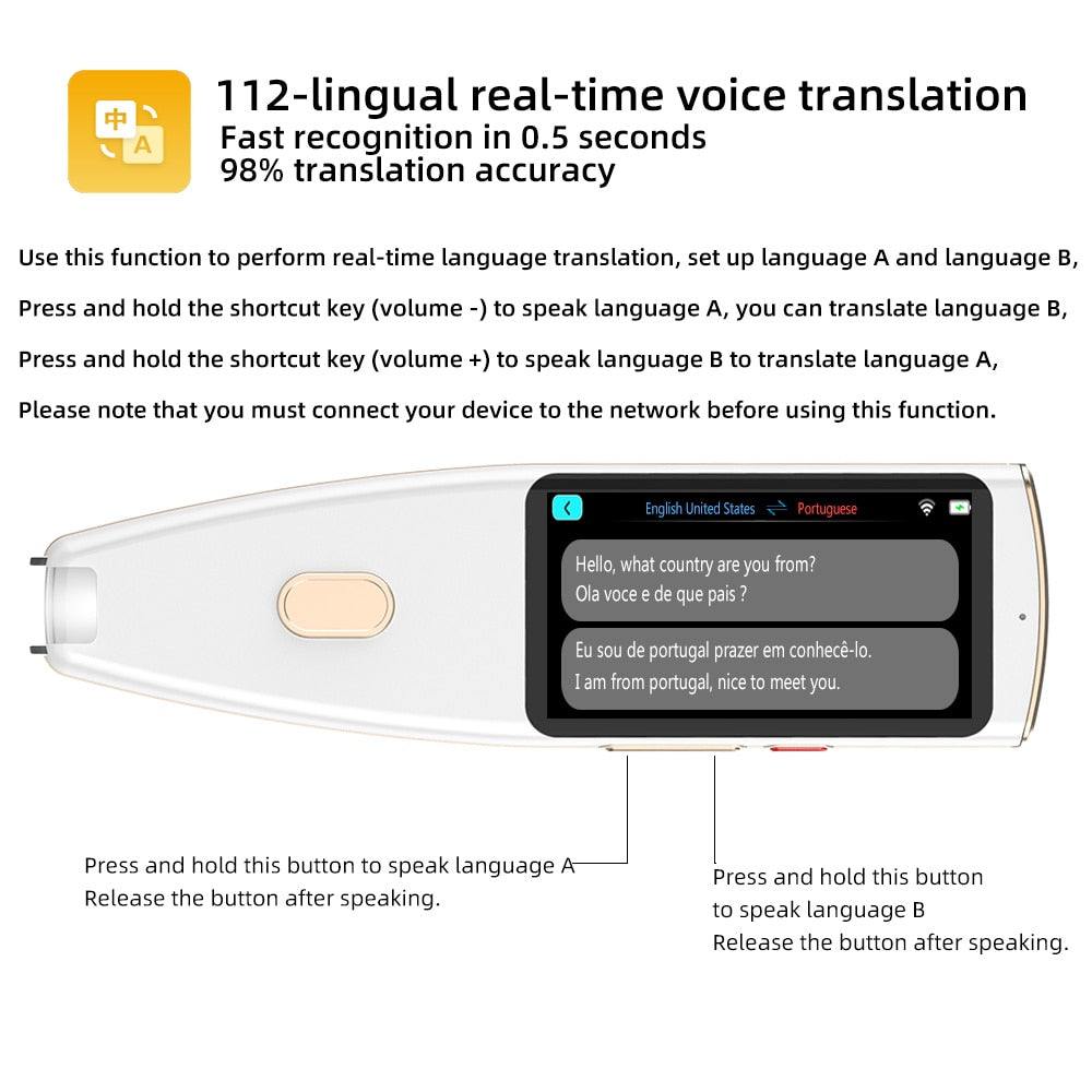 Real-Time Language Translator Pen