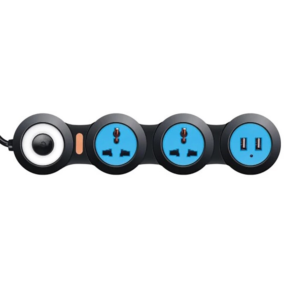 Foldable Multiple Power Extension Cable Outlets