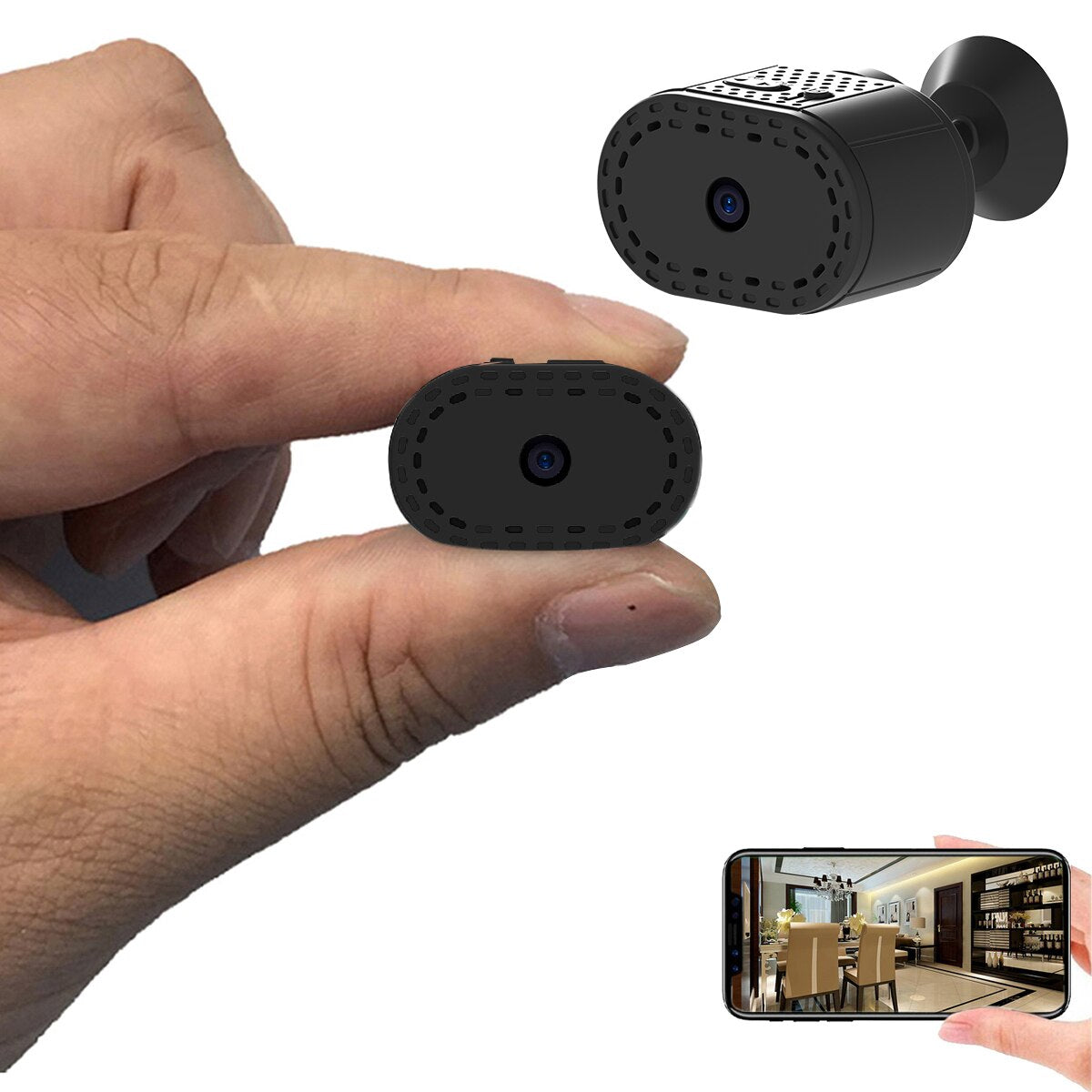 Magnetic Day Night Mini Wireless Cam IP Recorder