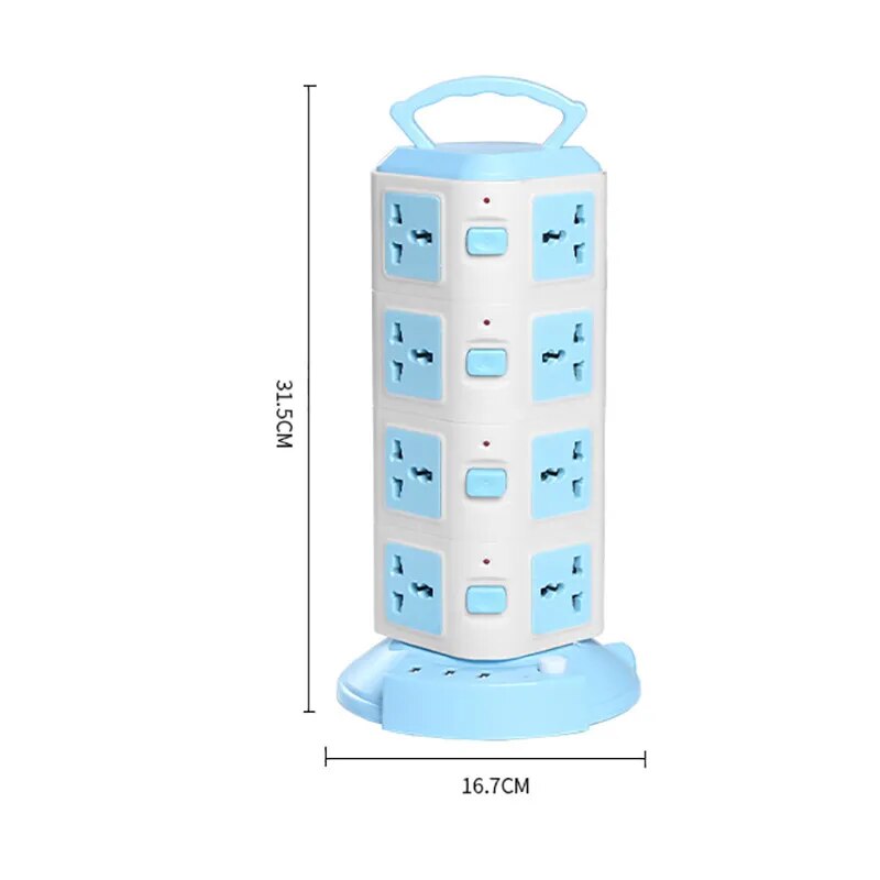 Tower Design Surge Protector Vertical Power Strip