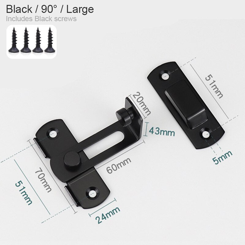 Sliding Simple Cabinet Closet Lock