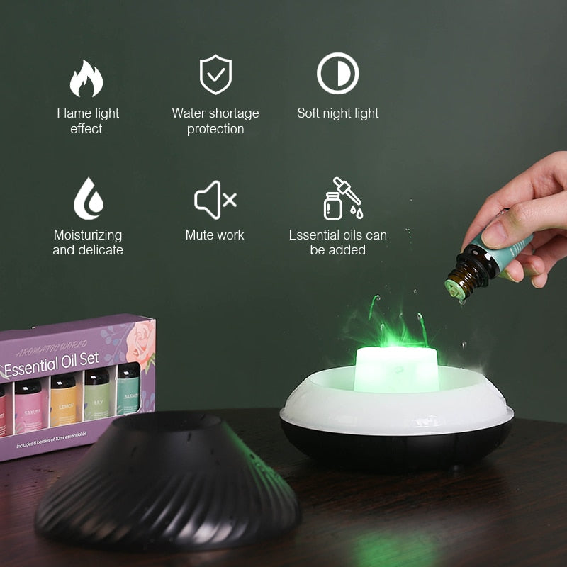 Luminous Volcano USB Humidifier Lamp