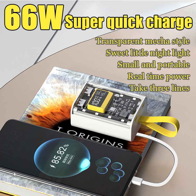 Transparent Insight Quick Charge Powerbank