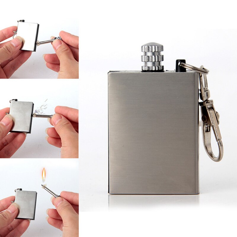 Permanent Fire Stainless Steel Match Lighter