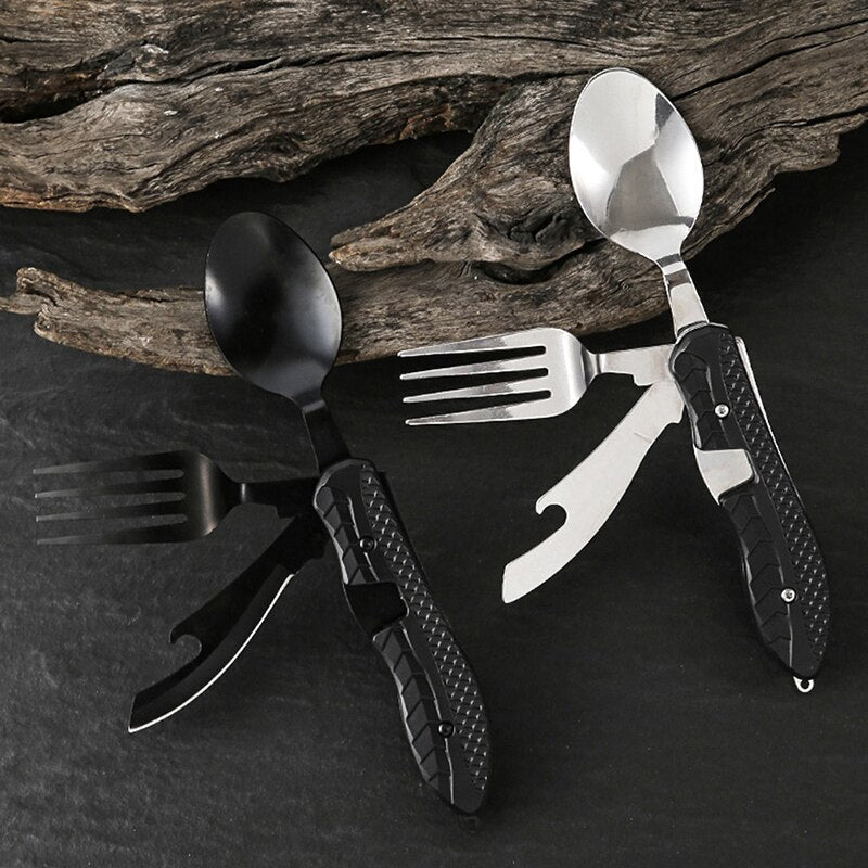 4in1 Easy Cary Travel Cutlery Tool - UTILITY5STORE