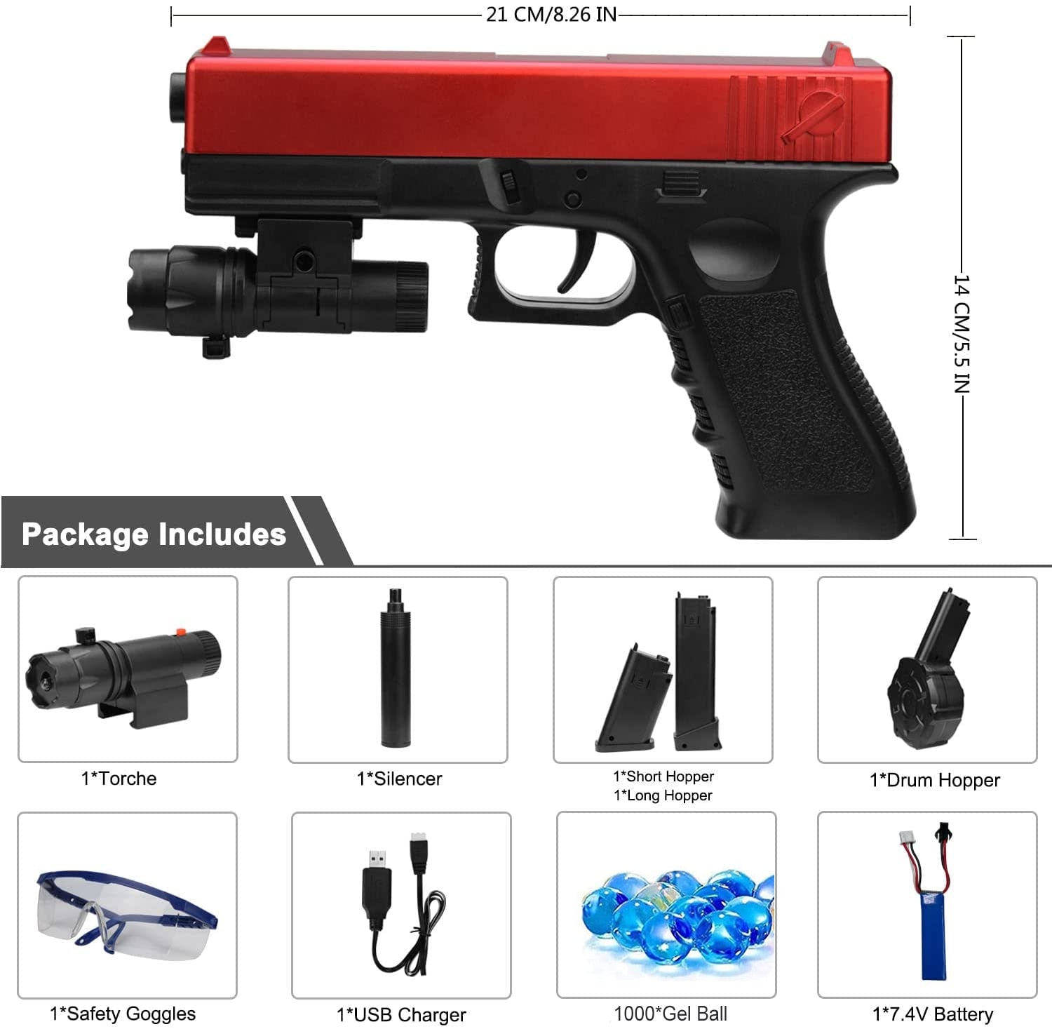 2in1 Gel Blaster Toy Gun - UTILITY5STORE