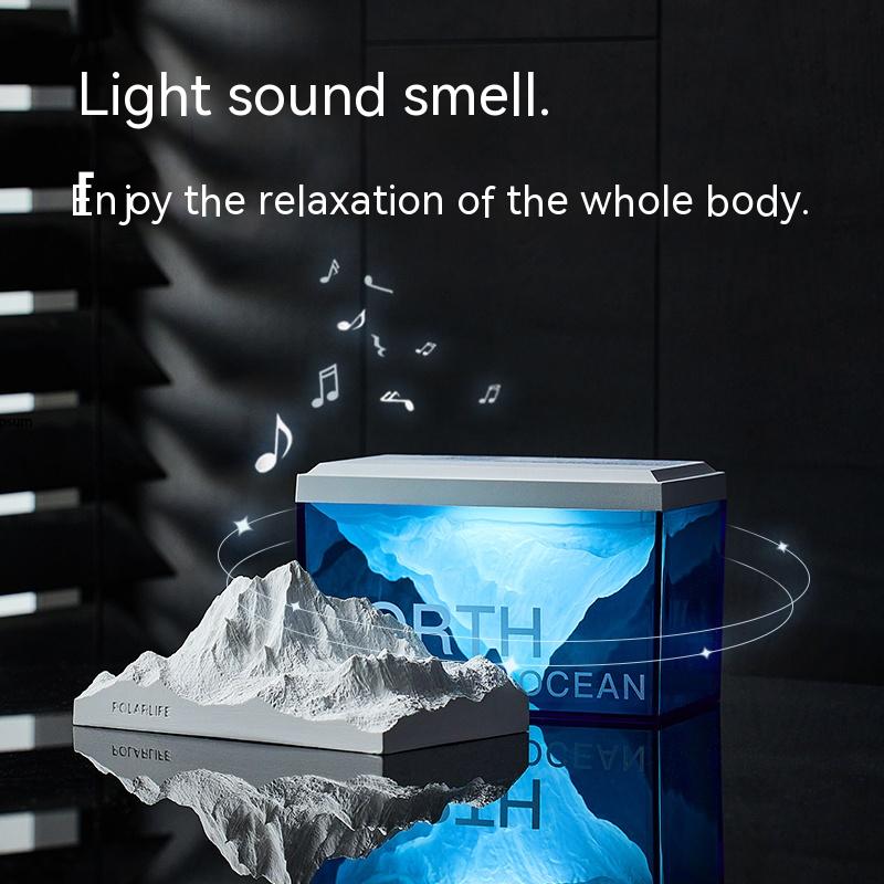 Iceberg Aromatherapy Bluetooth Speaker Night Lamp