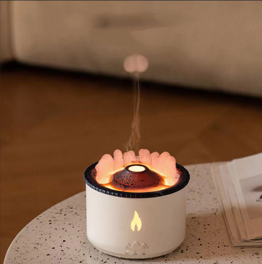 Volcanic Flame Air Humidifier Night Lamp