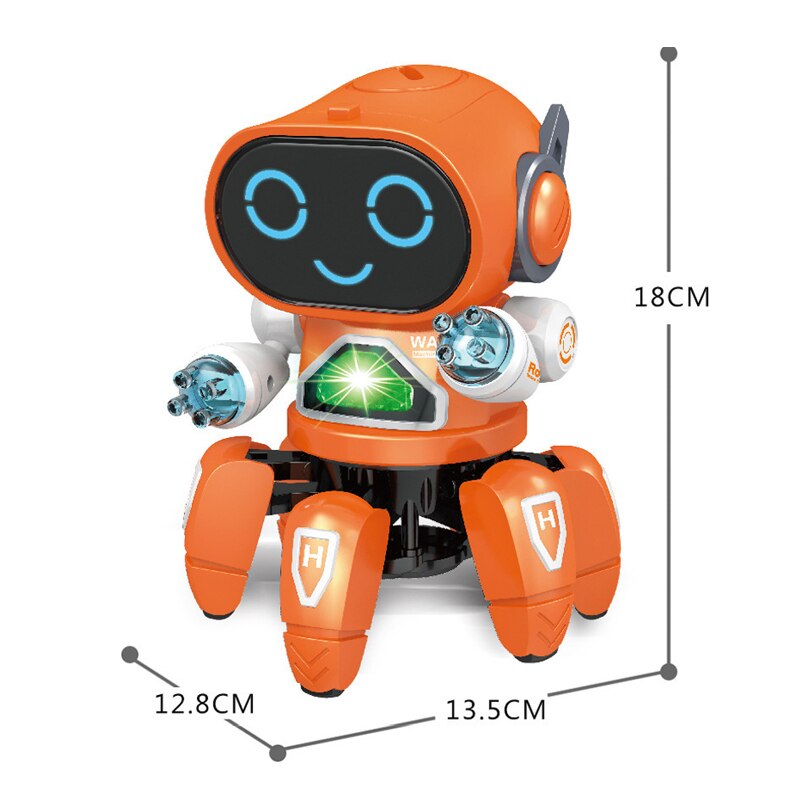 6-Claw Voice-Activated Futuristic Fun Robot