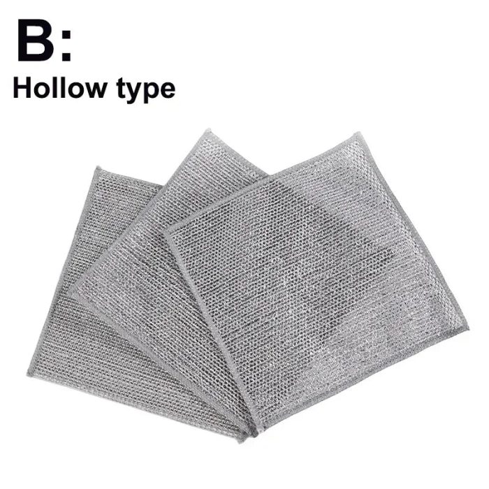 Non-Stick Iron Wipe Double Layer Wire Cleaning Cloth