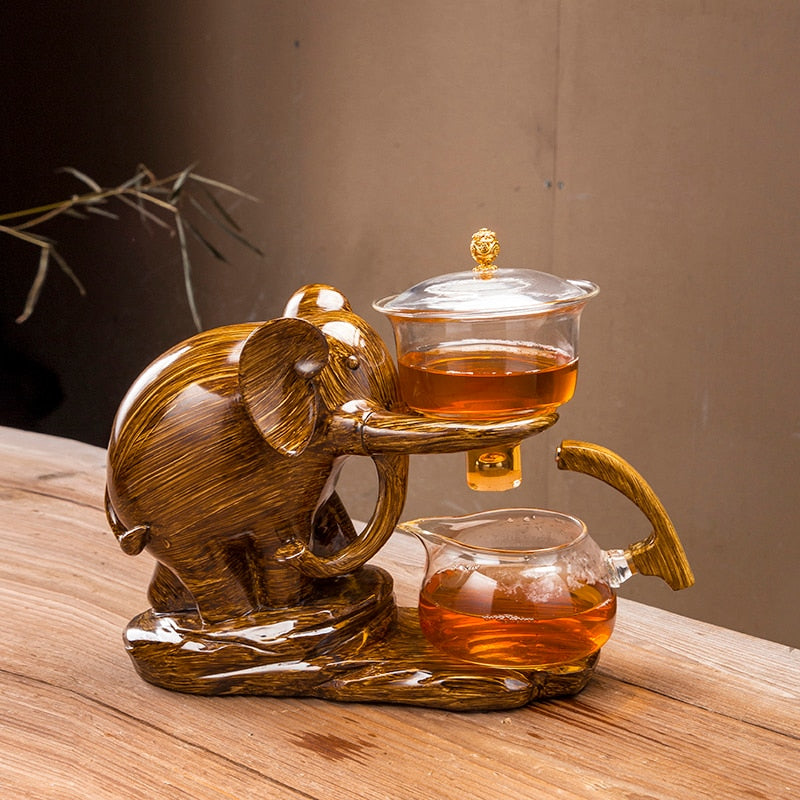 Mystic Golden Dragon Teapot