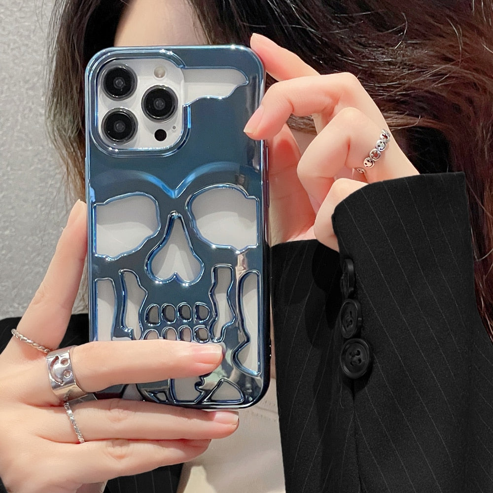 Gothic Midnight Skull Phone Case
