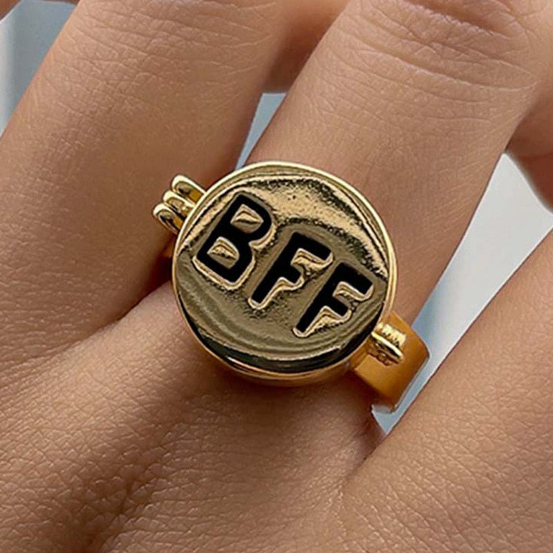 Forever Love Aesthetic Cute Open Ring