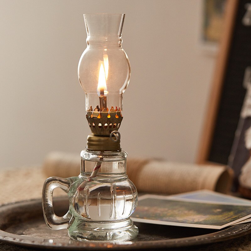 Vintage Kerosene Oil Lamp