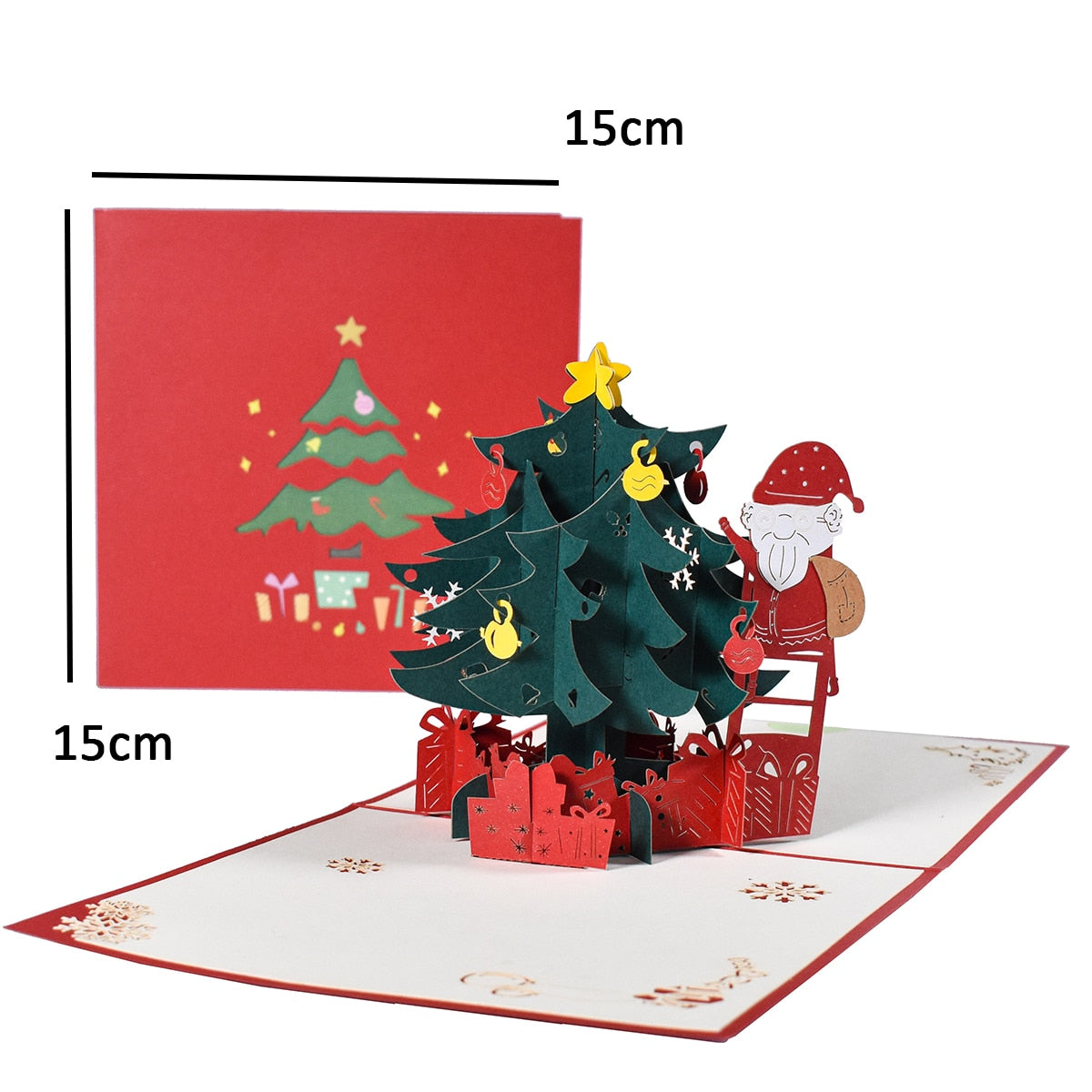 3D Pop-Up Cheerful Christmas Gift Cards - UTILITY5STORE