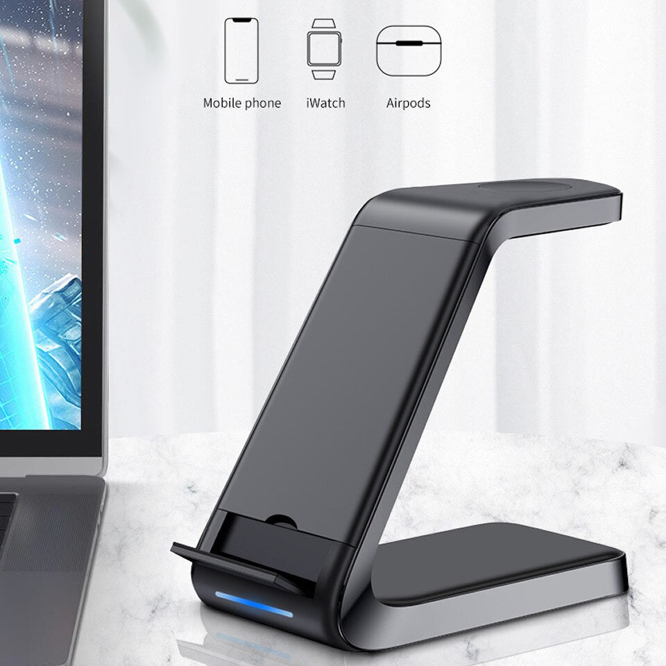 3in1 Magnetic Wireless Charger Stand - UTILITY5STORE