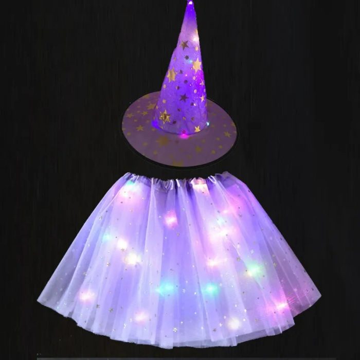 Glow Witch Luminous Kids Costume