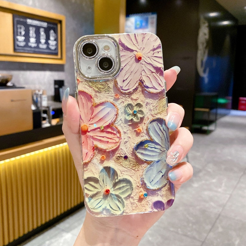 Flower Glow Soft Shockproof iPhone Case - UTILITY5STORE