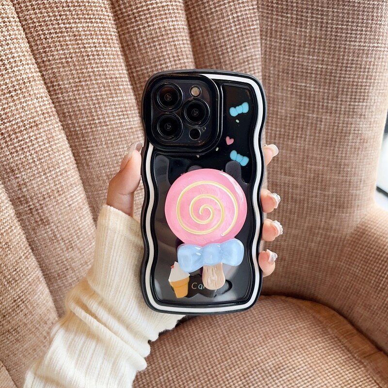 Sweet Treat 3D Japanese Style Heart iPhone Case - UTILITY5STORE