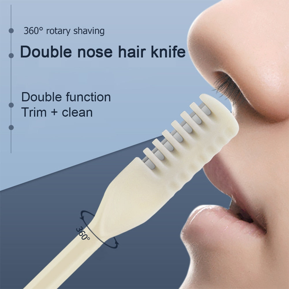 Gentle Trim Dual-Head Washable Nose Hair Remover