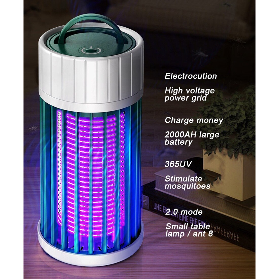 Rechargeable Insect Trap Camping Solar Lamp