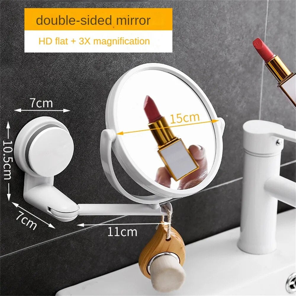 All-Angle Elegance 3X Magnification Wall Mirror