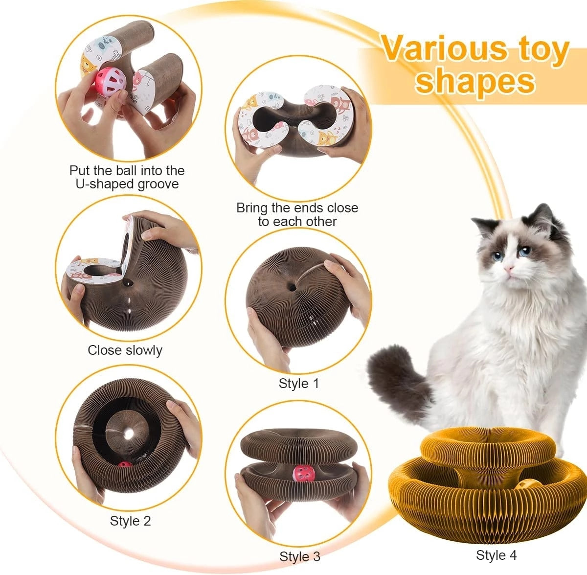 Magic Cat Toy & Scratcher - Happy2Cats