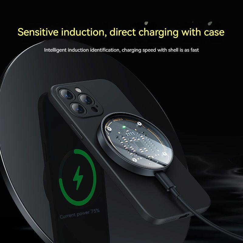 Transparent Ultimate Magnetic Wireless Fast Charger