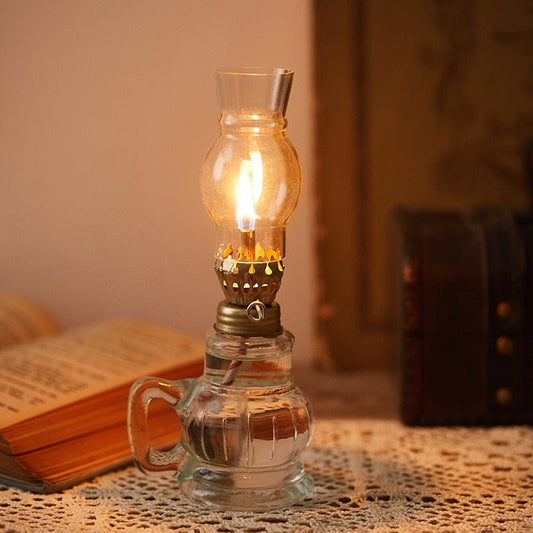 Vintage Kerosene Oil Lamp