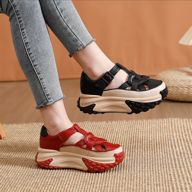 Thick Sole Comfy Steps Sandals