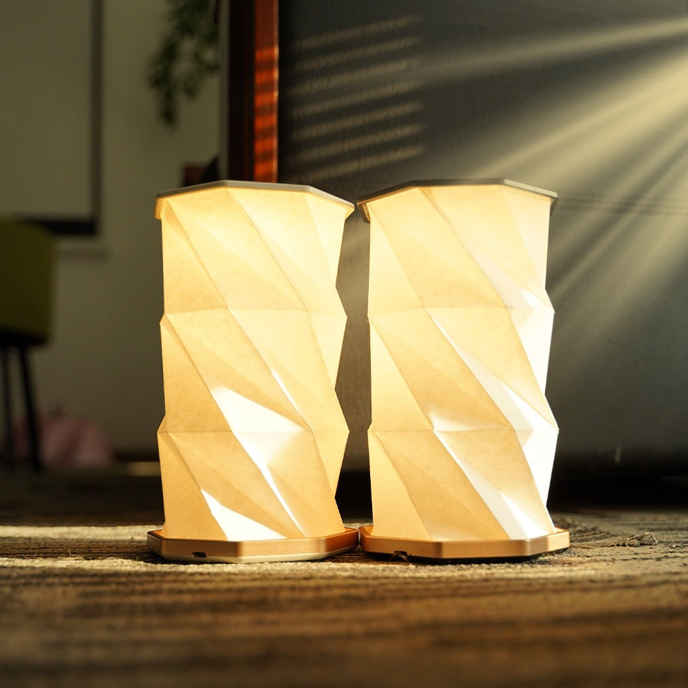 Origami Glow Dimmable Paper Lantern Light