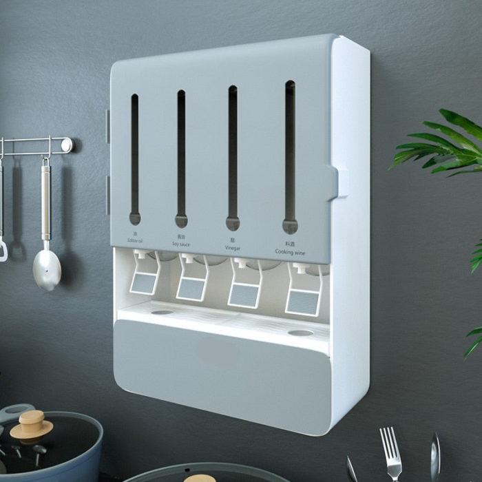 Multifunctional Seasoning Oil Dispenser Box