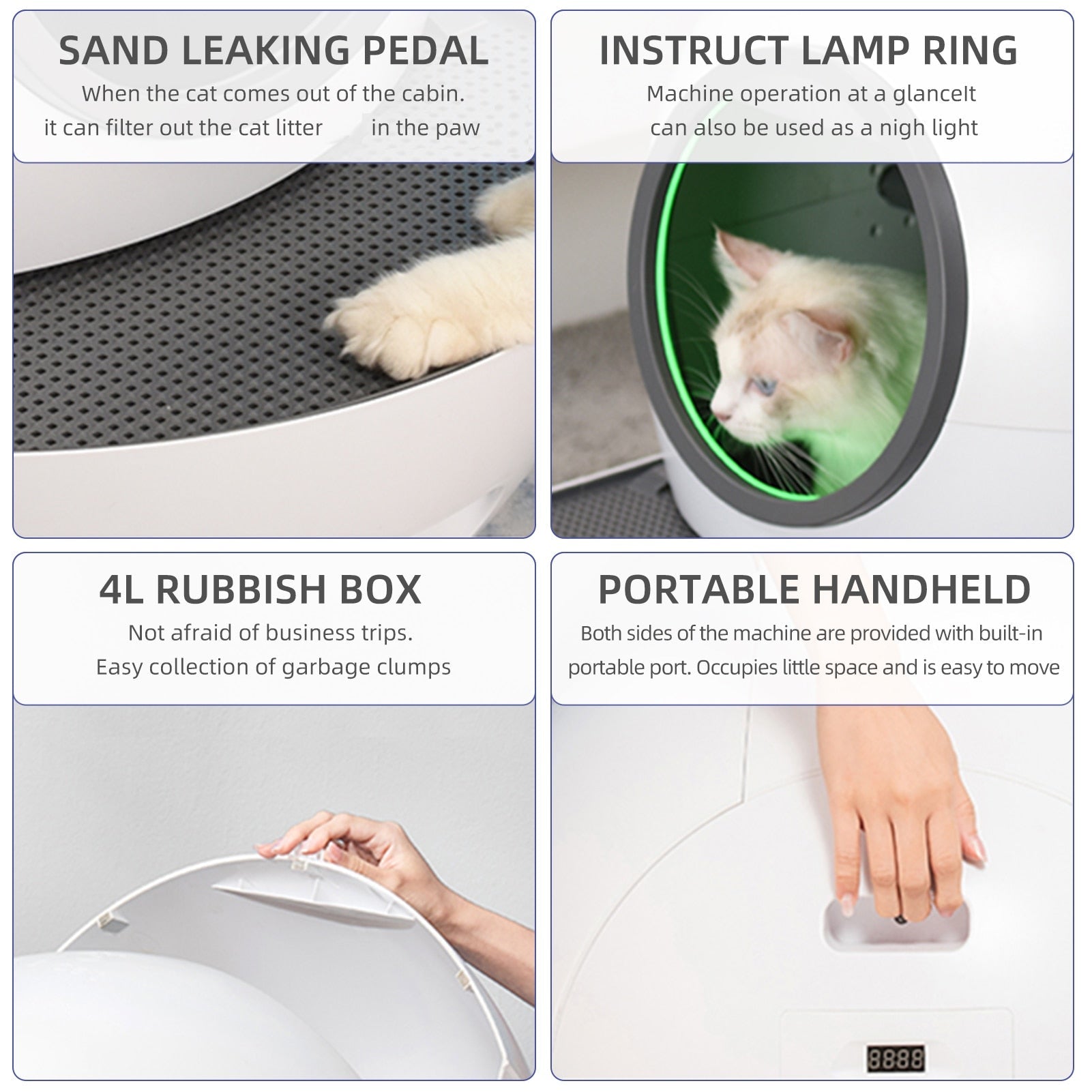 Automatic Self-Cleaning Cat Litter Box - Happy2Cats