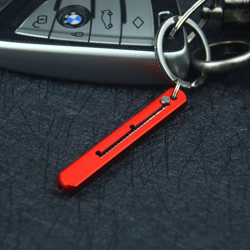 Compact Titanium Outdoor Defense Tool Keychain