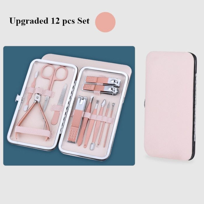 Deluxe Detail Stainless Steel Manicure Tool Set